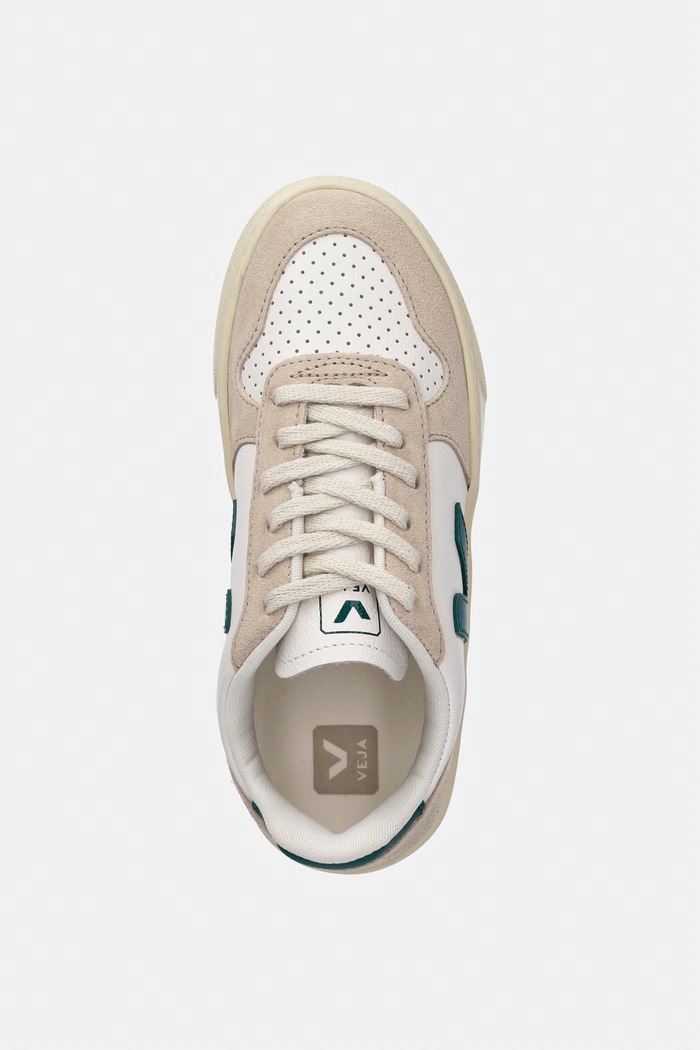 Veja teniși din piele copii Small V-10 Laces bej CX0520619C.28.35