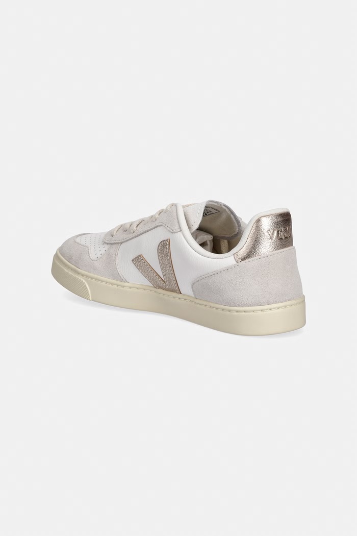 Băieți Veja teniși din piele copii Small V-10 Laces CX0520620C.36.39 bej