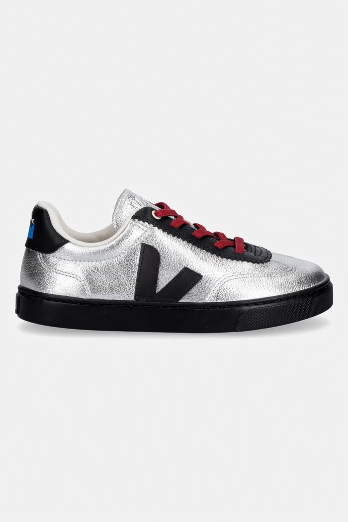 Veja sneakersy skórzane dziecięce VEJA X JELLY MALLOW SML VOLLEY JN0221677C.28.35 srebrny SS26