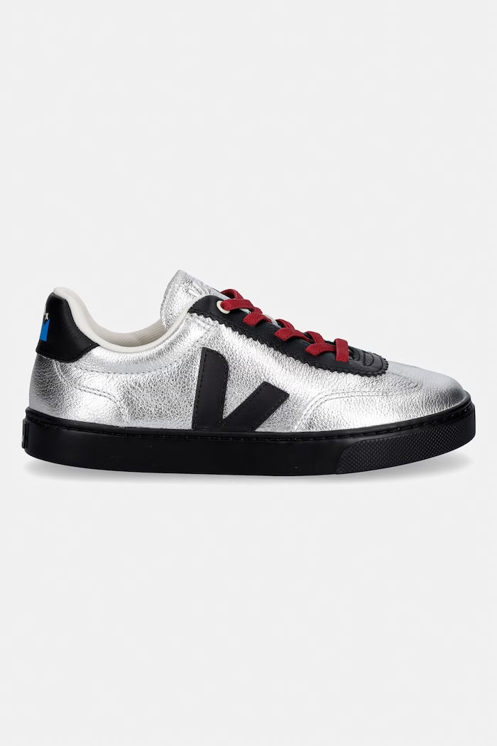 Veja sneakersy skórzane dziecięce VEJA X JELLY MALLOW SML VOLLEY JN0221677C.28.35 srebrny SS26
