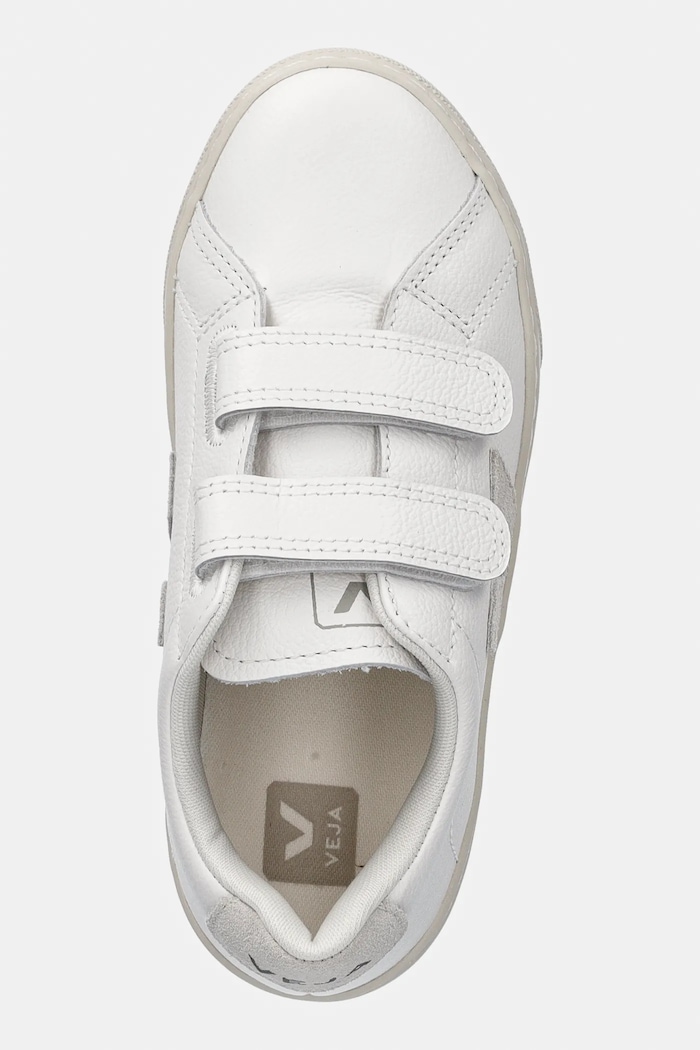 Παιδικά δερμάτινα sneakers Veja Small Esplar λευκό SV0520642C.28.35