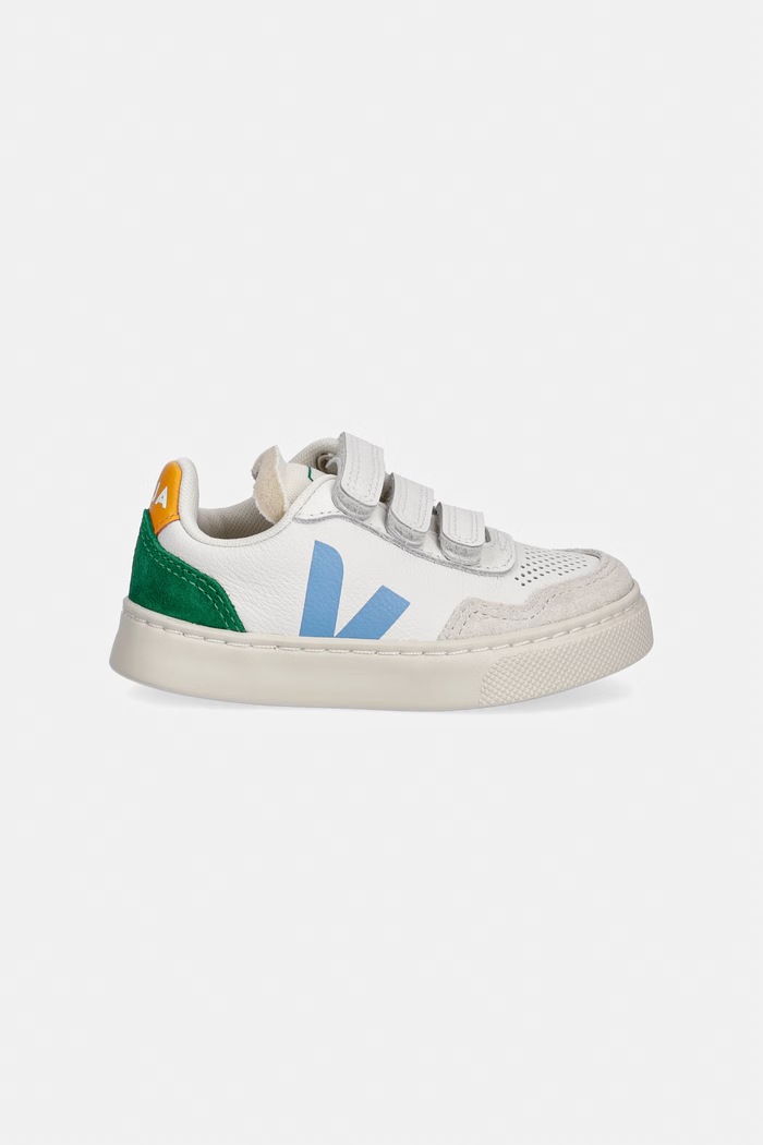 Veja Small V-90 Детски кожени маратонки SX2021512C.21.27 бял SS26