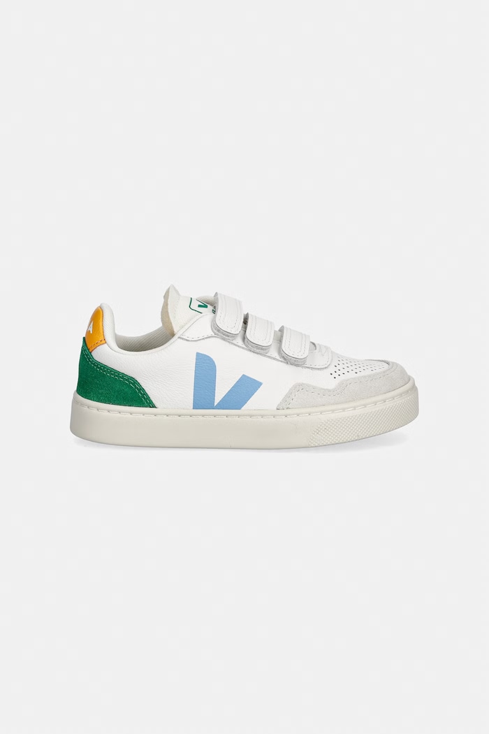 Veja Small V-90 Детски кожени маратонки SX2021512C.28.35 бял SS26