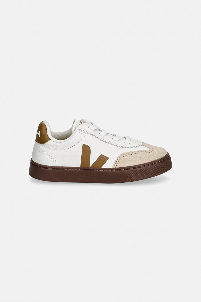 Кожени маратонки Veja Small Volley SY2021566C.22.27 бял SS26
