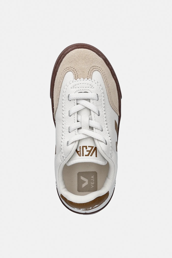 Кожени маратонки Veja Small Volley бял SY2021566C.22.27