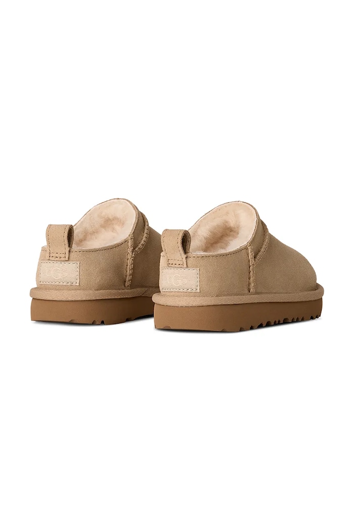 Chlapec Detské zimné semišové topánky UGG CLASSIC MICRO 1174410T béžová