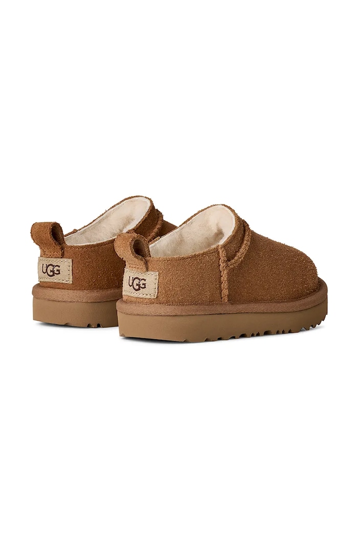 Chlapec Detské zimné semišové topánky UGG CLASSIC MICRO 1174410T hnedá