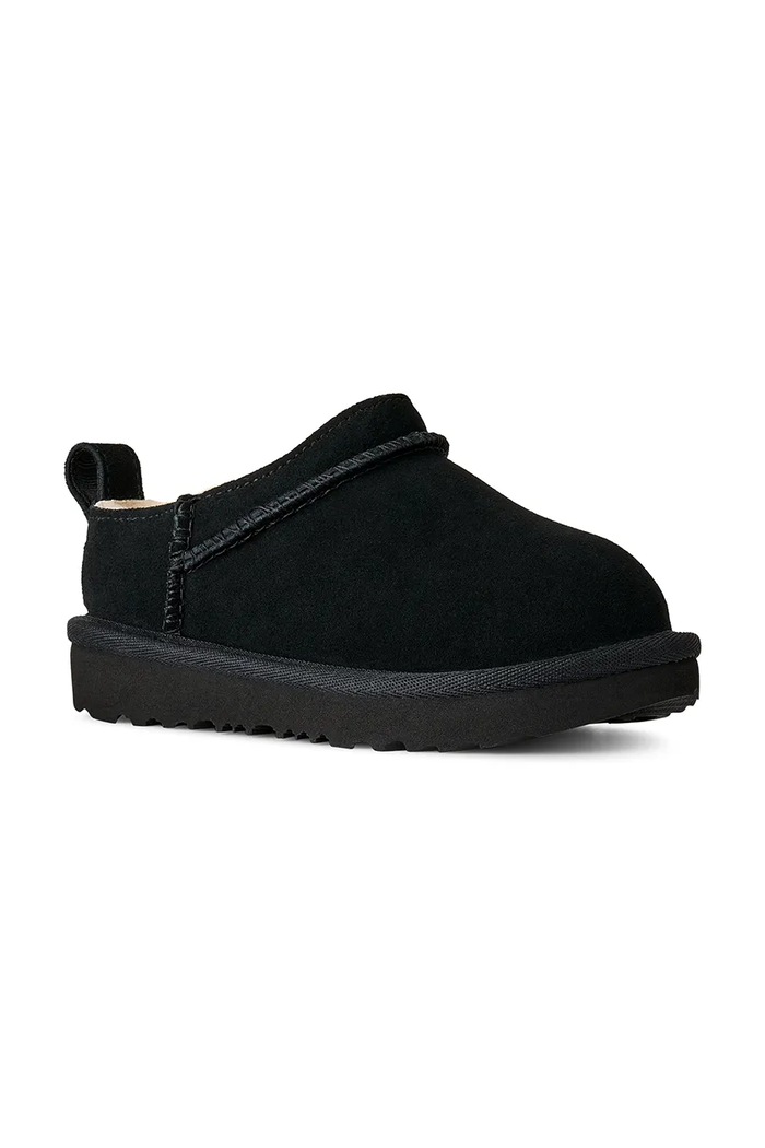 UGG Buty zimowe dziecięce zamszowe CLASSIC MICRO 1174410T czarny SS26