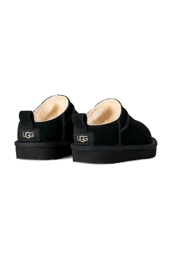 Chłopiec UGG Buty zimowe dziecięce zamszowe CLASSIC MICRO 1174410T czarny