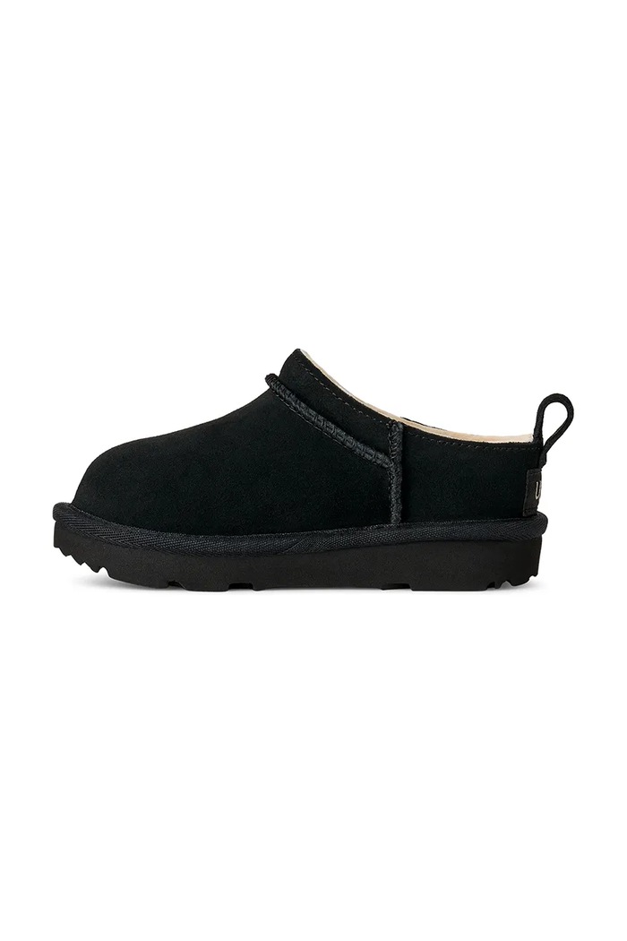 Buty zimowe dziecięce zamszowe CLASSIC MICRO UGG 1174410T czarny