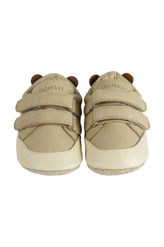 Detské nubukové topánky Donsje Sipho Sneakers Bear béžová 1043201
