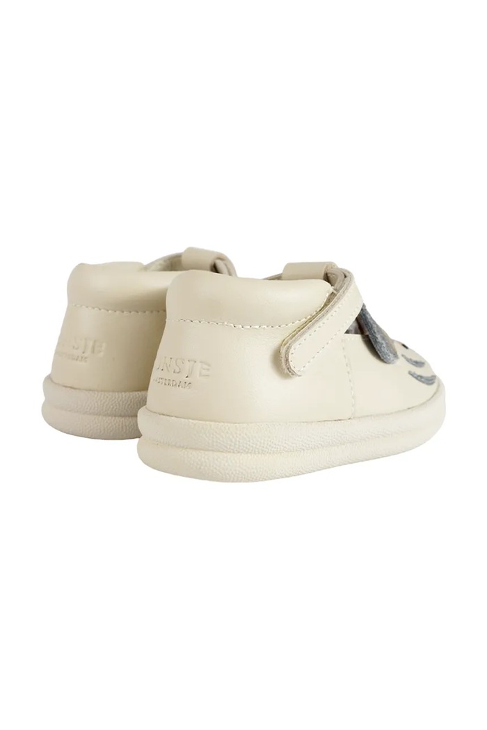 Donsje półbuty skórzane dziecięce Zazo Special Shoes White Tiger 1503704 beżowy