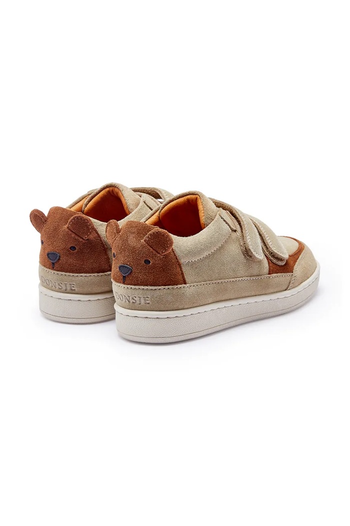 Donsje sneakers de piele întoarsă pentru copii Rinou Sneakers Bear 2032801.22.28 bej SS26