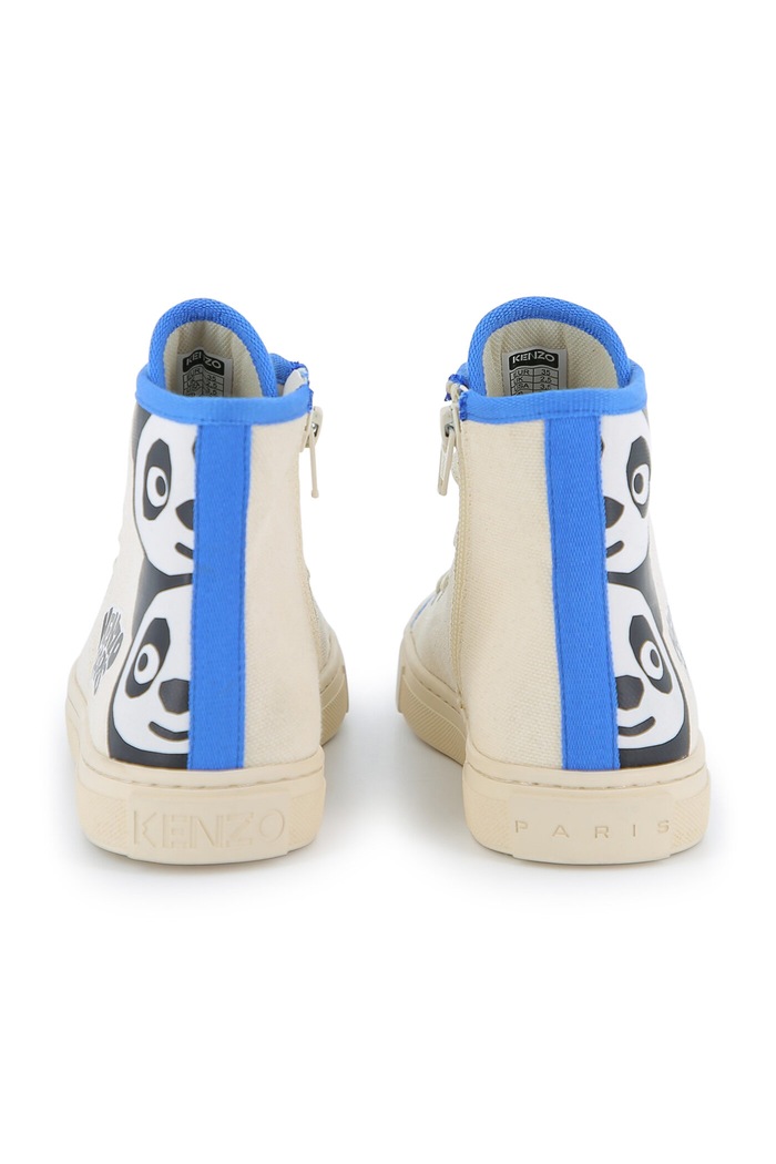 Chłopiec Kenzo Kids trampki dziecięce K61821 biały