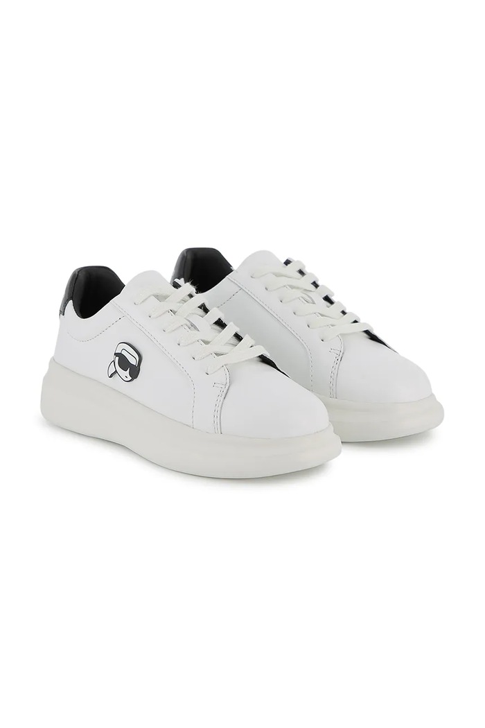 Karl Lagerfeld sneakersy skórzane dziecięce niska biały Z31182.30.35