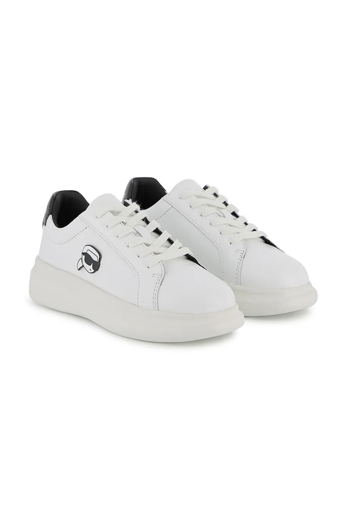 Karl Lagerfeld sneakersy skórzane dziecięce niska biały Z31182.30.35