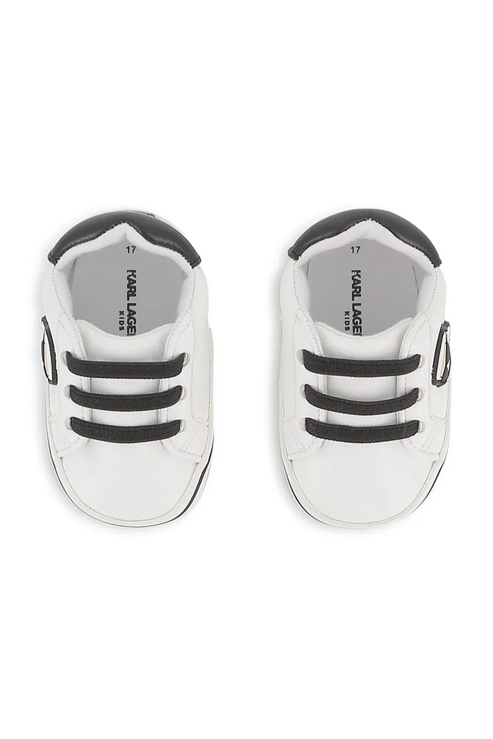 Topánky pre bábätká Karl Lagerfeld biela Z31185