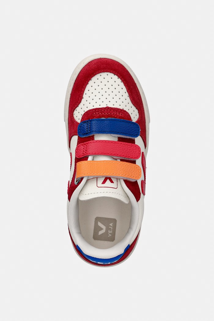 Veja Small V-10 παιδικά sneakers σουέτ κόκκινο CV0521501C.28.35