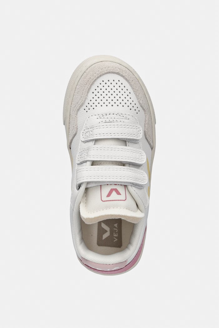 Παιδικά δερμάτινα sneakers Veja Small V-90 λευκό SX2021510C.21.27
