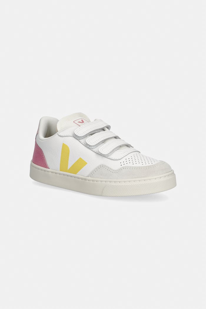 Veja Small V-90 sneakers παιδικά δερμάτινα λευκό SX2021510C.28.35