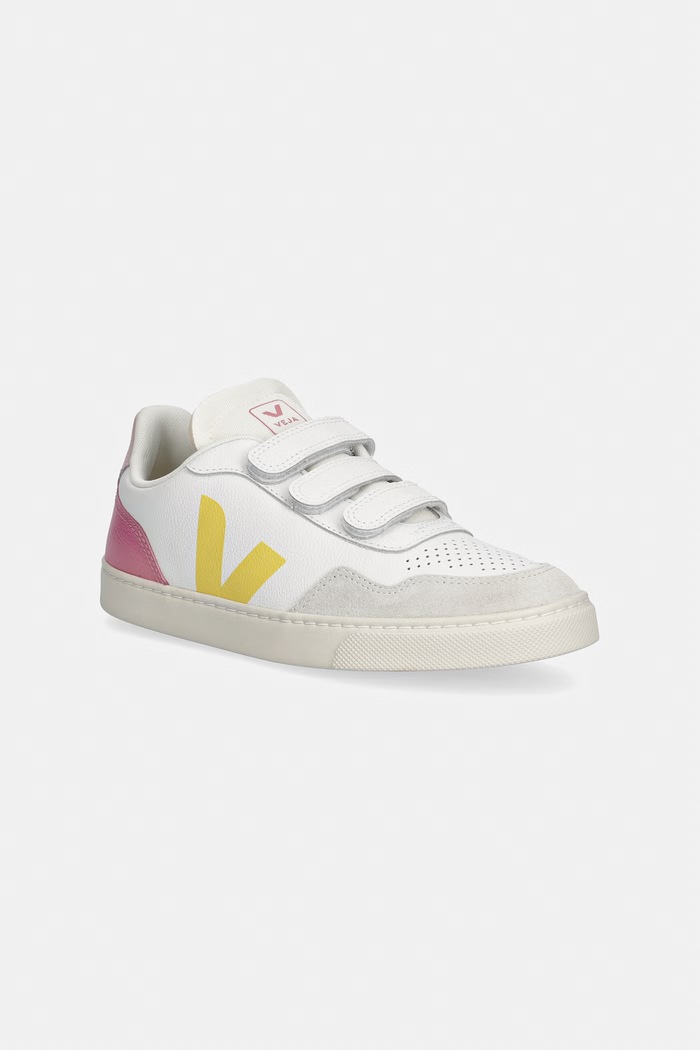 Veja Small V-90 sneakers Παιδικά δερμάτινα λευκό SX2021510C.36.39