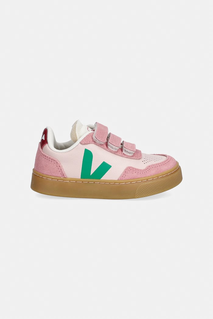 Veja Small V-90 sneakers Παιδικά δερμάτινα SX2021515C.21.27 ροζ SS26