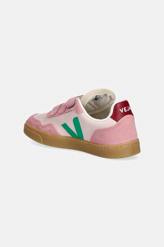 Αγορίστικα Veja Small V-90 sneakers Παιδικά δερμάτινα SX2021515C.36.39 ροζ