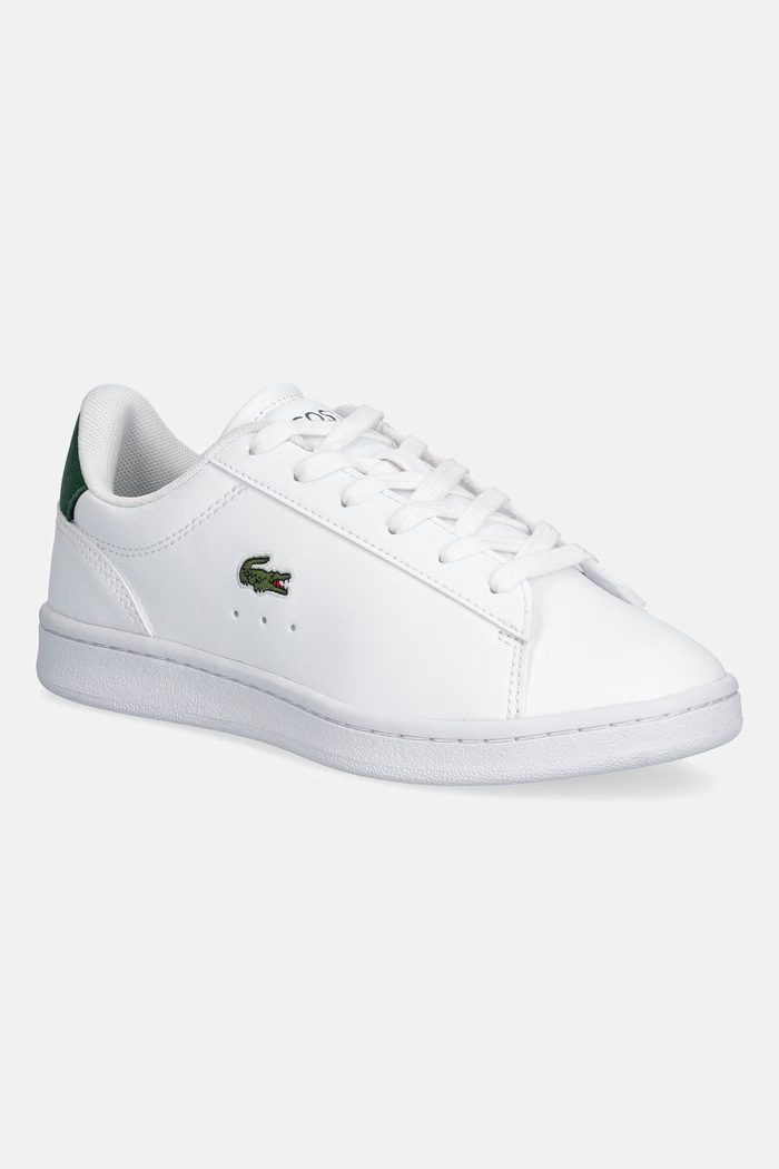 Detské tenisky Lacoste imitácia kože biela 48SUJ0001