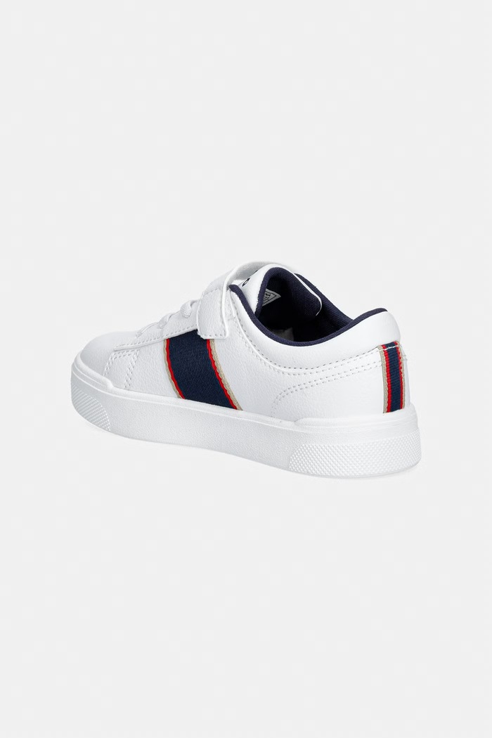 Chlapec Polo Ralph Lauren FRAZIER II PS detské sneakersy RL04829101 biela