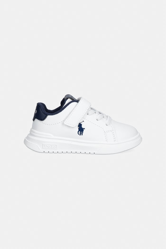 Polo Ralph Lauren HERITAGE COURT SUPER PS otroške superge RL04251101 bela SS26