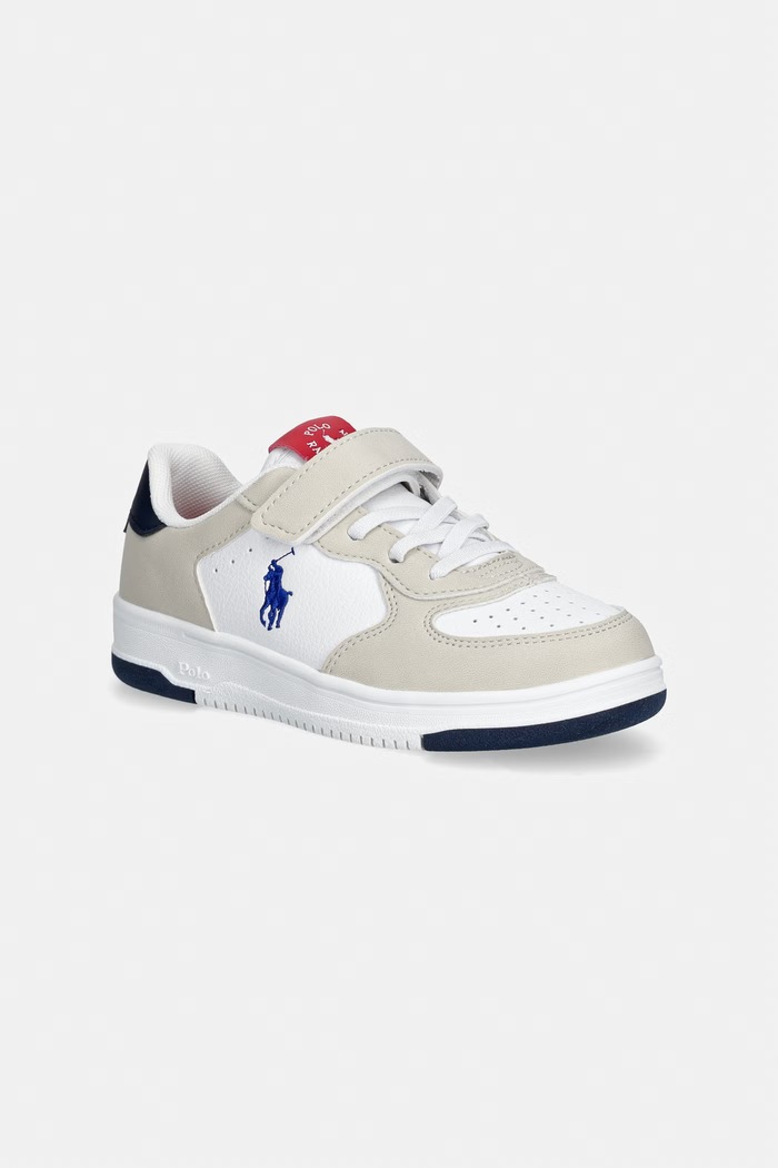 Polo Ralph Lauren MASTERS COURT PS detské sneakersy béžová RL05010104
