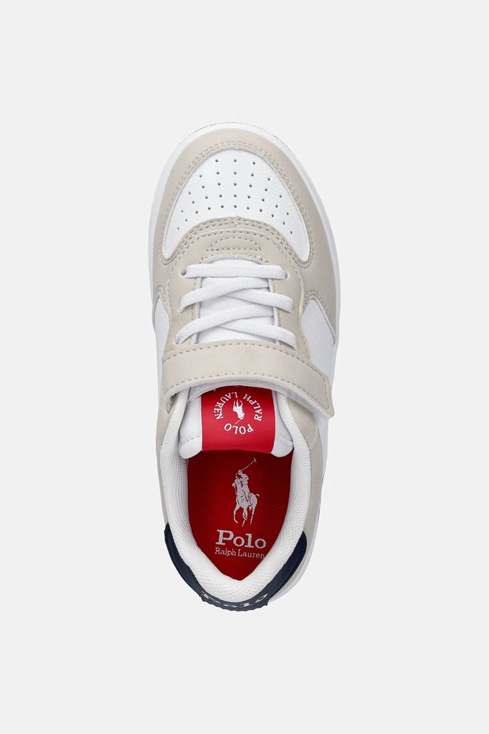 Polo Ralph Lauren MASTERS COURT PS detské sneakersy béžová RL05010104