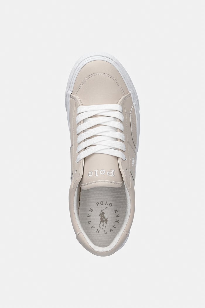 polo Ralph Lauren RYLEY sneakers pentru copii bej RL04834272