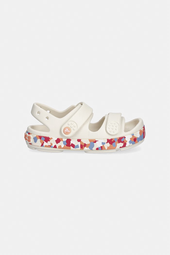 Crocs detské sandále CROCBAND CRUISER GLOW CONFETTI BAND SANDAL K 212527.CROCS.CROCBAND.C béžová SS26
