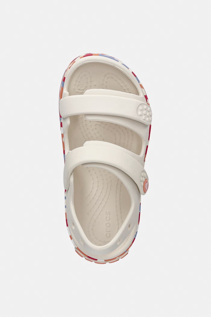 Crocs detské sandále CROCBAND CRUISER GLOW CONFETTI BAND SANDAL T béžová 212528.CROCS.CROCBAND.C