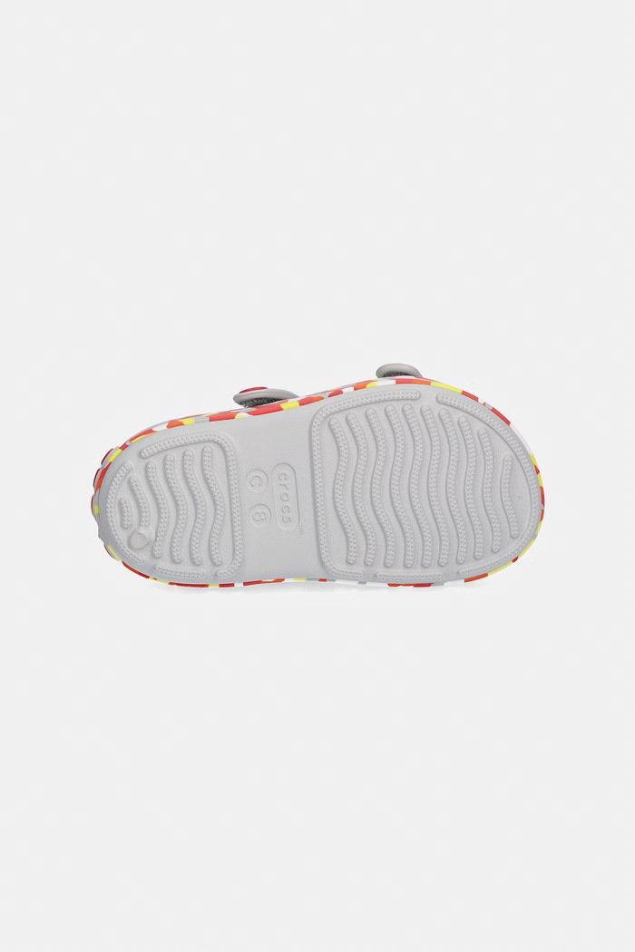 Crocs detské sandále CROCBAND CRUISER GLOW CONFETTI BAND SANDAL T 212528.CROCS.CROCBAND.C sivá