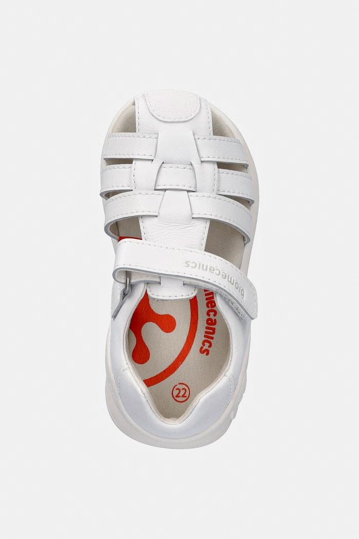 Biomecanics sandale din piele pentru copii alb 262150.