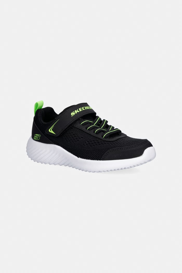 Παιδικά sneakers Skechers BOUNDER-QUANTARUN συνθετικό μαύρο 403905L