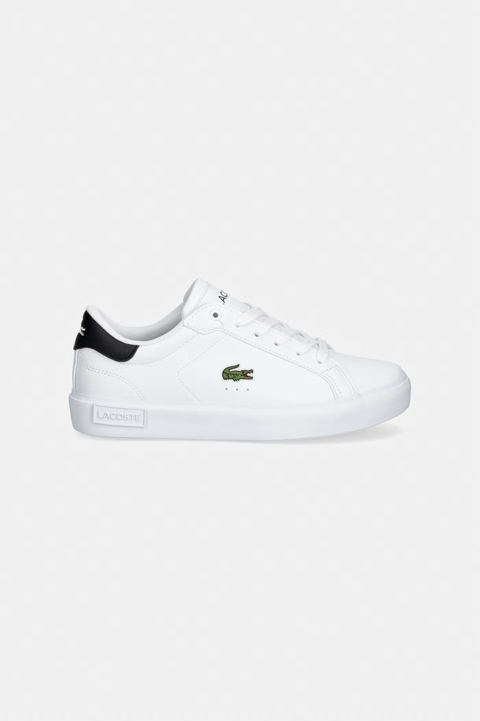 Lacoste sneakersy dziecięce 49SUJ0001 biały SS26