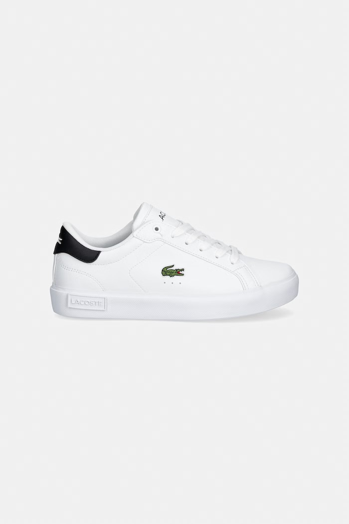 Lacoste sneakersy dziecięce 49SUJ0001 biały SS26