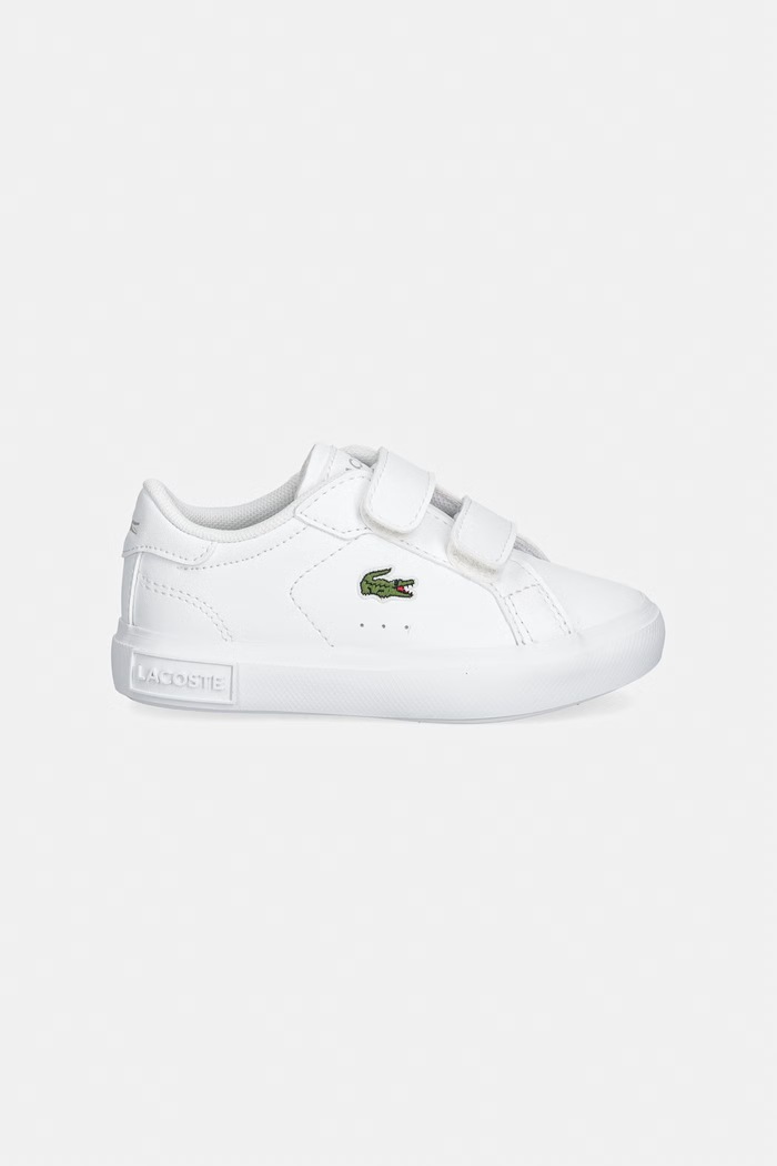 Lacoste sneakersy dziecięce 50SUI0020 biały SS26