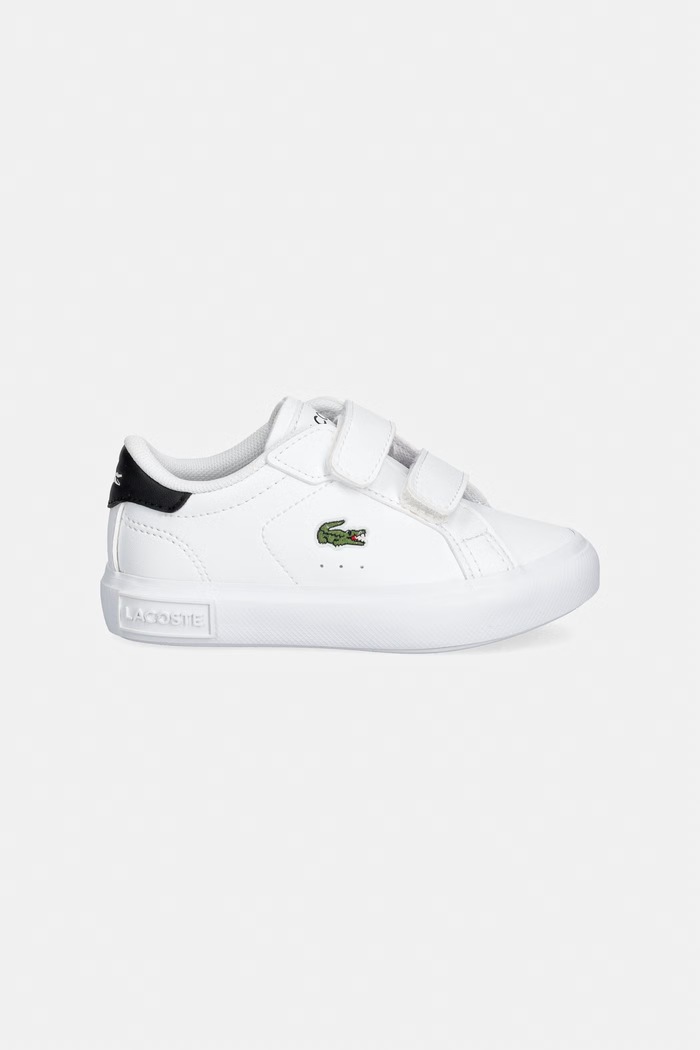 Lacoste sneakersy dziecięce 49SUI0001 biały SS26