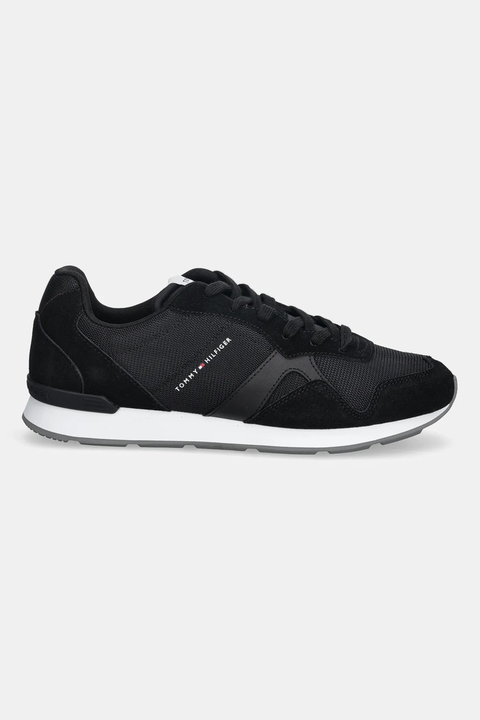 Superge Tommy Hilfiger RUNNER ICON MIX FM0FM05679 črna SS26