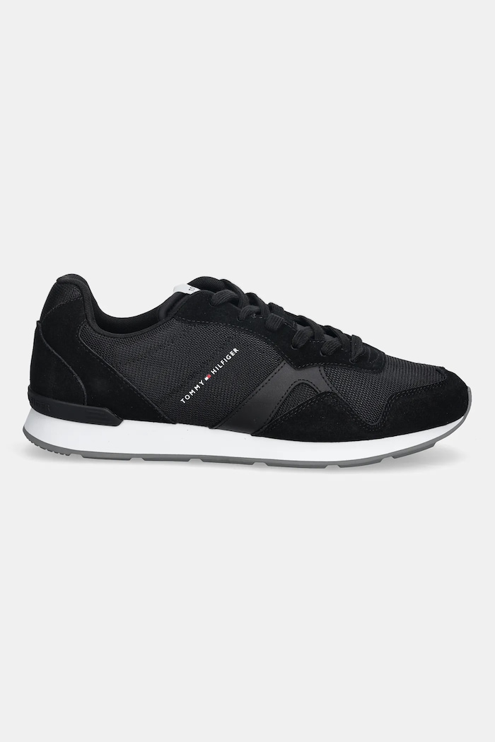 Superge Tommy Hilfiger RUNNER ICON MIX FM0FM05679 črna SS26