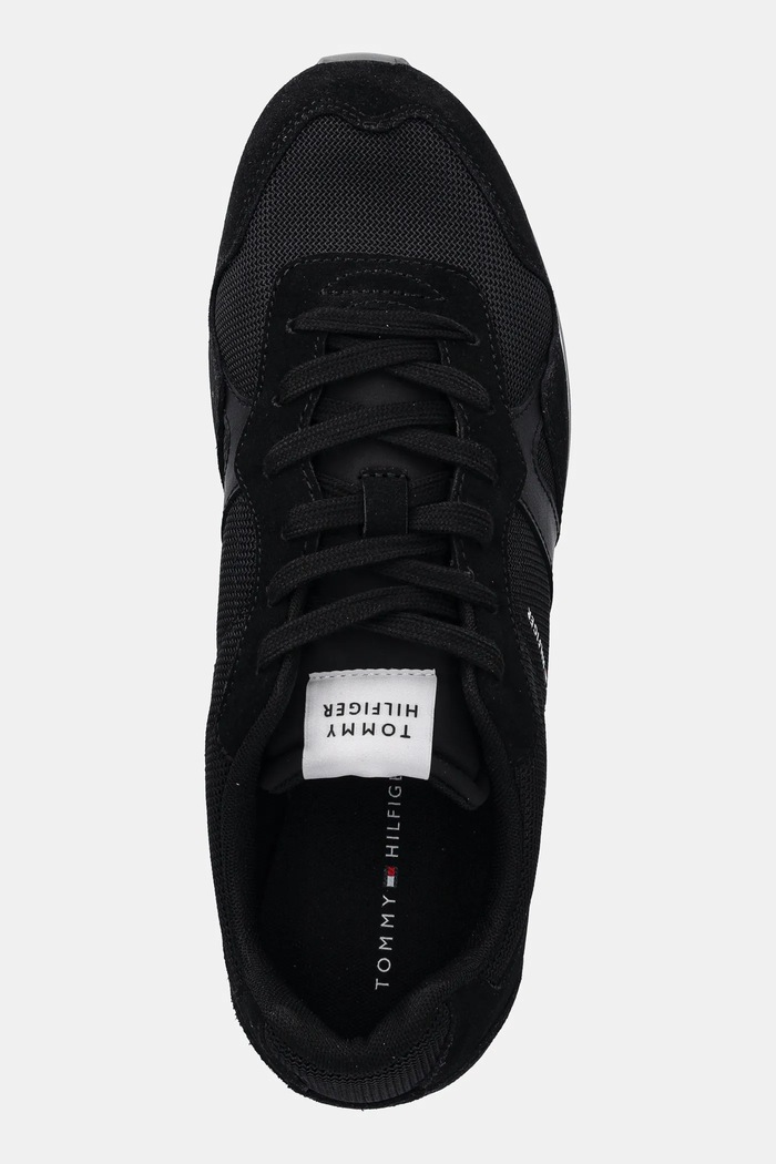 Superge Tommy Hilfiger RUNNER ICON MIX črna FM0FM05679