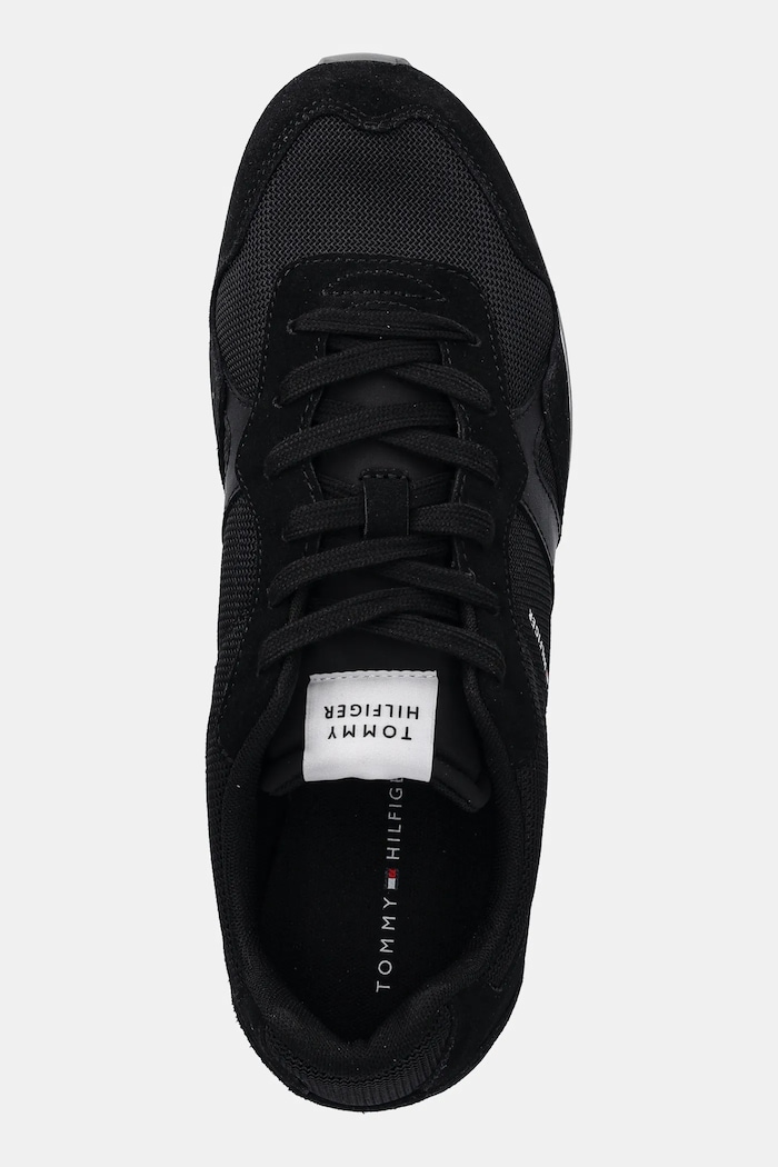 Superge Tommy Hilfiger RUNNER ICON MIX črna FM0FM05679