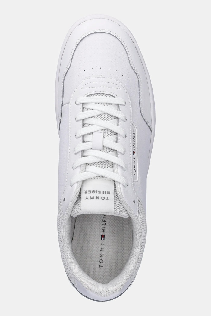 Tommy Hilfiger sneakers TH BASKET CORE LITE LTH alb FM0FM05713