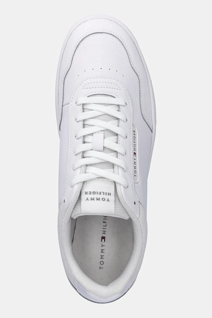 Tommy Hilfiger sneakers TH BASKET CORE LITE LTH alb FM0FM05713
