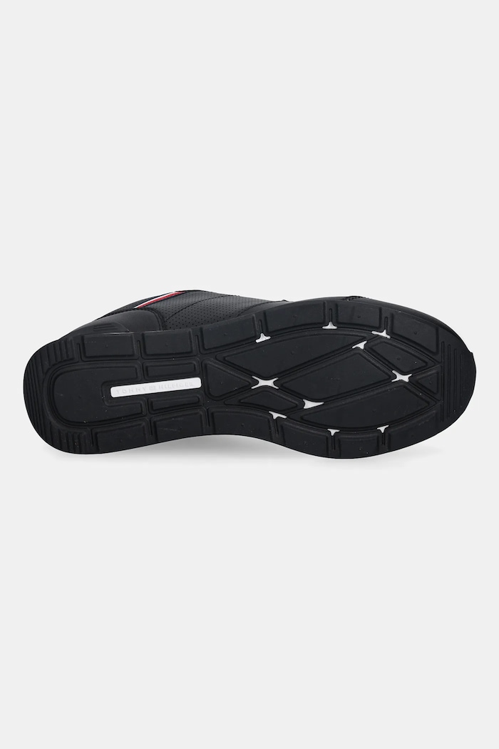 Tommy Hilfiger sneakersy skórzane RUNNER ICON LEATHER FM0FM05740 czarny