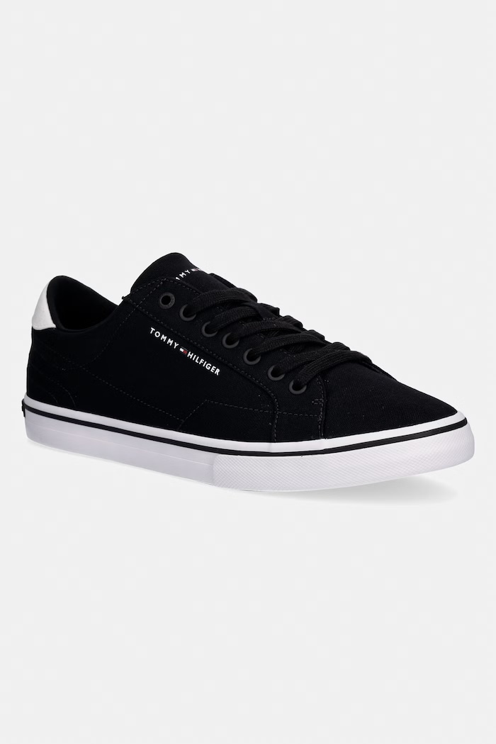 Tommy Hilfiger VULC CORE LONG LACE tenisky pánske čierna FM0FM05688